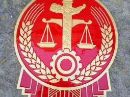法院徽章：法治的象征与守护者